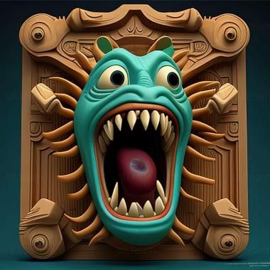 3D model Monsters vsAliens game (STL)